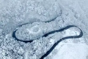 thumbnail - 폭설 내린 구룡령 옛길