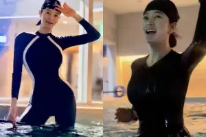 thumbnail - 56세 김혜수, 몸매 비결이라는 ‘수중 운동’의 효과