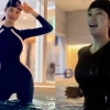 56세 김혜수, 몸매 비결이라는 ‘수중 운동