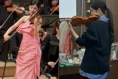 thumbnail - ‘바이올리니스트’로 무대 선 서현…공연 현장 담은 사진 공개