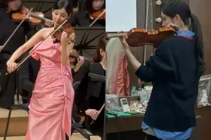 ‘바이올리니스트’로 무대 선 서현…공연 현장 담은 사진 공개