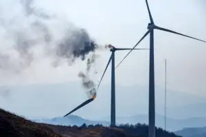 thumbnail - 불타는 영덕 풍력발전기