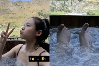 thumbnail - 설현 수영복 사진 속 ‘두 개의 오른발’ 포착…“남자 발?” 누구길래