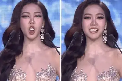 thumbnail - (영상)미인대회 도중 보철물 떨어진 참가자… 대처에 ‘환호’