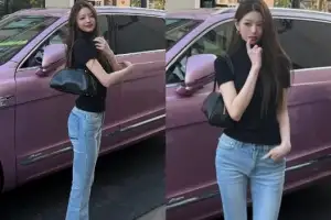 장원영, 독보적 피지컬 ‘완벽한 청바지 핏’