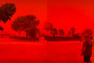 thumbnail - “지구 종말의 날?” 핏빛으로 물든 세상 ‘섬뜩’…대체 무슨 일 [포착] (영상)