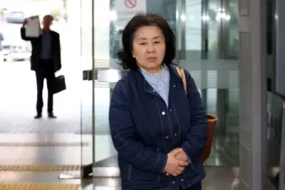 thumbnail - 증인 출석하는 김영선 전 의원