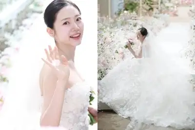 thumbnail - ‘마수리’ 한보배, 결혼식 사진 공개…“8년 연애 끝”