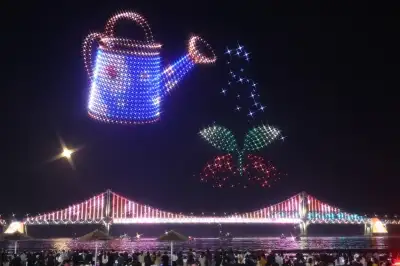 thumbnail - ‘나무심기  홍보’… 광안리 드론 라이트 쇼