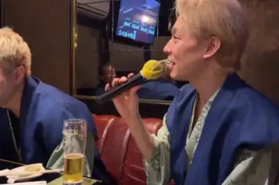 thumbnail - 한국 떠난 박유천, 日노래방서 금발로 음주 열창…확 달라진 얼굴