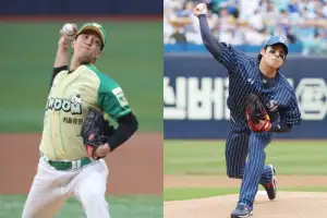 thumbnail - 160㎞ 안우진, 체인지업 원태인… 돌아온 ‘특급 에이스’