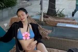 thumbnail - 김지영, 나트랑서 비키니로 드러낸 ‘D라인’