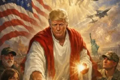 thumbnail - 트럼프, 교황 때리더니 이번엔 ‘예수 행세’…선 넘은 자기연출