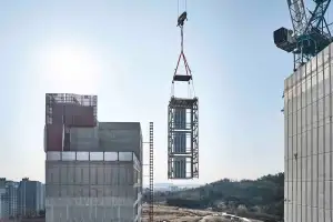 thumbnail - 현대엘리베이터, 세계 최초 고층용 ‘모듈러 공법’ 상용화
