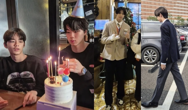 “BTS 진, 뷔 닮았다”…류진, 두 아들 근황 사진 화제