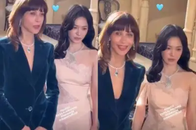 thumbnail - 송혜교, 프랑스서 포착…함께 찍힌 옆사람 알고보니 ‘전설의 배우’
