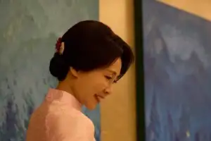 thumbnail - 아오자이 입은 김혜경 여사