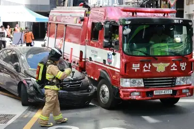 thumbnail - “비켜 주세요”… 소방차 통행 방해 강제처분 훈련