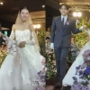 최준희, 오빠 최환희 손 잡고 결혼식 입장…훈훈했던 ‘남매의 순간’