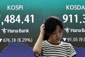 thumbnail - 가혹한 블랙먼데이… 코스피 8% 폭락, 환율은 1535원