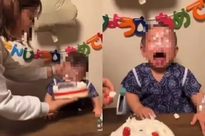 thumbnail - “울어도 퍽” 생일케이크에 아이 얼굴 처박은 여성…“아동학대” 日 공분
