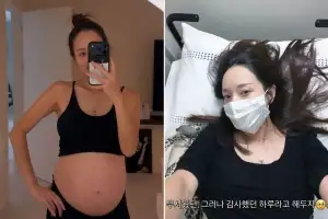 thumbnail - 뱃속에 아기 있는데… ‘46세 임신’ 김민경 응급실行 안타까운 소식