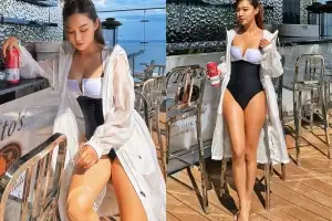 thumbnail - ‘골때녀’ 김희정, 탄탄한 허벅지 뽐낸 수영복 자태