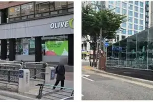 thumbnail - 이새날 서울시의원 “학동역 5번 출입구 캐노피 설치 공사 완료”