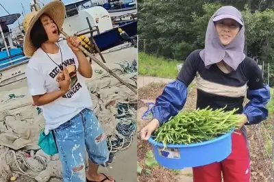 thumbnail - 밀집모자 쓰고 열창…10년전 연예계 떠나 ‘귀농한 가수’ 근황