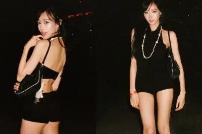 thumbnail - 지젤, 블랙 백리스로 완성한 압도적 아우라