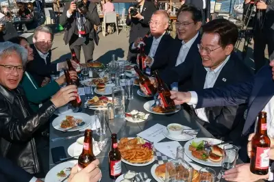 thumbnail - 원팀 이룬 ‘피시앤칩스’ 회동… 李·AI 기업인 “우리는 식구”
