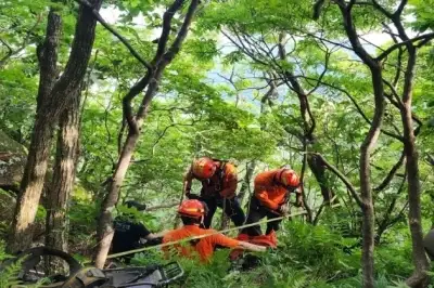 thumbnail - 부부 함께 팔공산 갔다가 남편 추락 사망… ‘탈진 증세’ 아내 병원 이송
