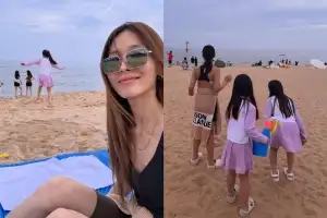 thumbnail - 선예, 훌쩍 자란 딸들과 ‘속초 여행’…한국서 여유로운 일상