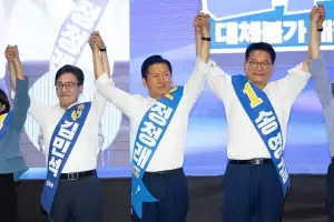 thumbnail - 김민석, 2주차 경선 싹쓸이… 2위 정청래와 1.48%P차
