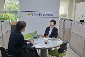 thumbnail - 이채명 경기도의원, 장애인.노인 자립지원 관계자와 학교 화재대피 안전 관련 면담 가져