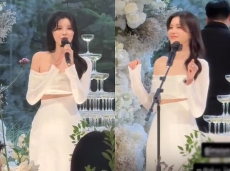 ‘변호사♥’ 걸그룹 출신 결혼식…“축가 부르는 신부 어떤데”
