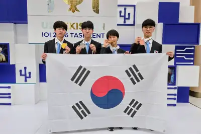 thumbnail - 국제정보올림피아드 한국 대표단 전원 메달