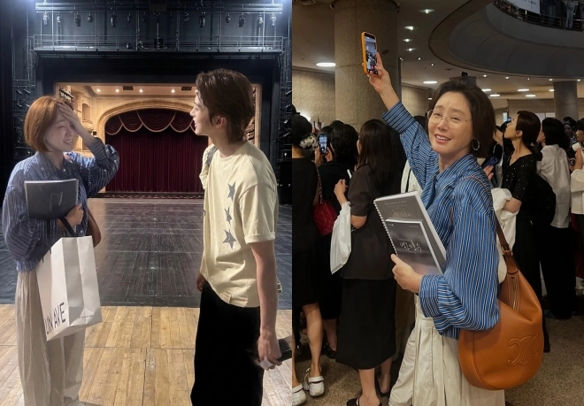 김성령, 찐팬 인증 “퇴근길도 기다렸다”…누구길래