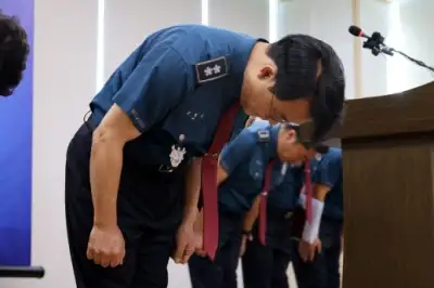 thumbnail - 고개 숙인 제주경찰청장