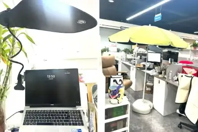 thumbnail - “사무실 ‘안’에서 양산 펴고 일해”…‘노화 공포’ 덮친 中 직장인 대처법