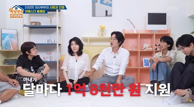 홍혜걸 “여에스더가 매달 1억 8000만원 줘”…어디에 쓰나 봤더니