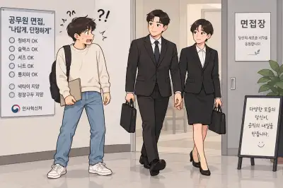 thumbnail - “청바지 입고 가도 돼요? 진짜요?” 공시생들 난리난 ‘면접 복장’ 안내문