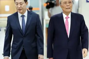 thumbnail - 김종인, 오세훈 재판 증인 출석…“명태균 날 계획적으로 이용”