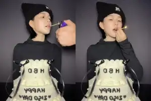 thumbnail - 정지소, 담배 아닙니다…불 붙이는 영상에 ‘깜짝’