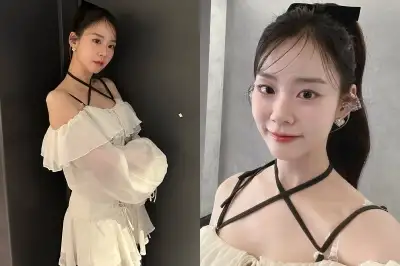 thumbnail - 걸그룹 멤버, 손 덜덜 떨더니…힘겨운 듯 허리 짚고 무대 소화