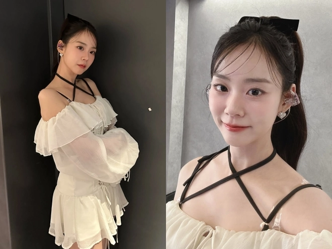 걸그룹 멤버, 손 덜덜 떨더니…힘겨운 듯 허리 짚고 무대 소화