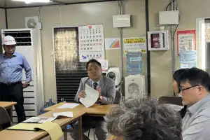 thumbnail - 조병진 경기도의원, (가칭)훈민고 신축 현장 점검…“급식·행정·지역상생 차질 없어야”