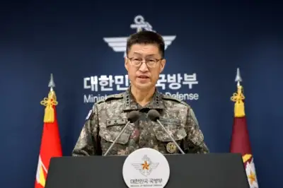 thumbnail - 입장 발표하는 강현우 합참 작전본부장
