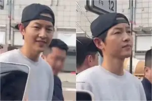 thumbnail - 송중기, 면전서 전처 “송혜교” 이름 언급에 ‘인상 팍’ 논란