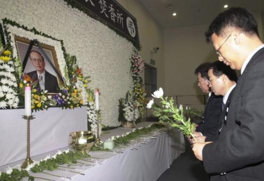 故 안상영시장 빈소